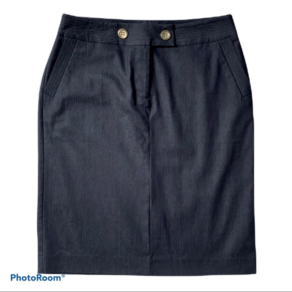 Harve Bernard Size 8 Pencil Skirt in Stretch Denim